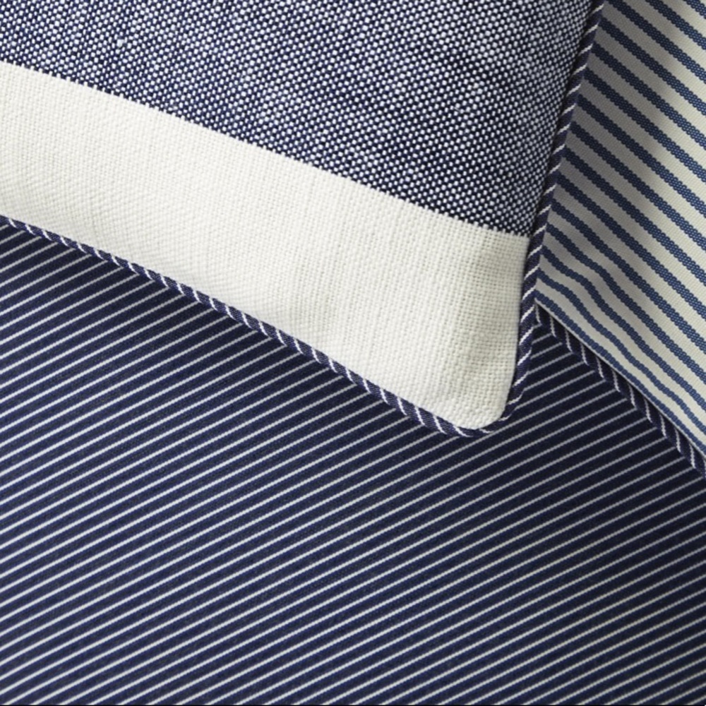 Serena & Lily Prnials Pinstripe Pillow Cover Outdr